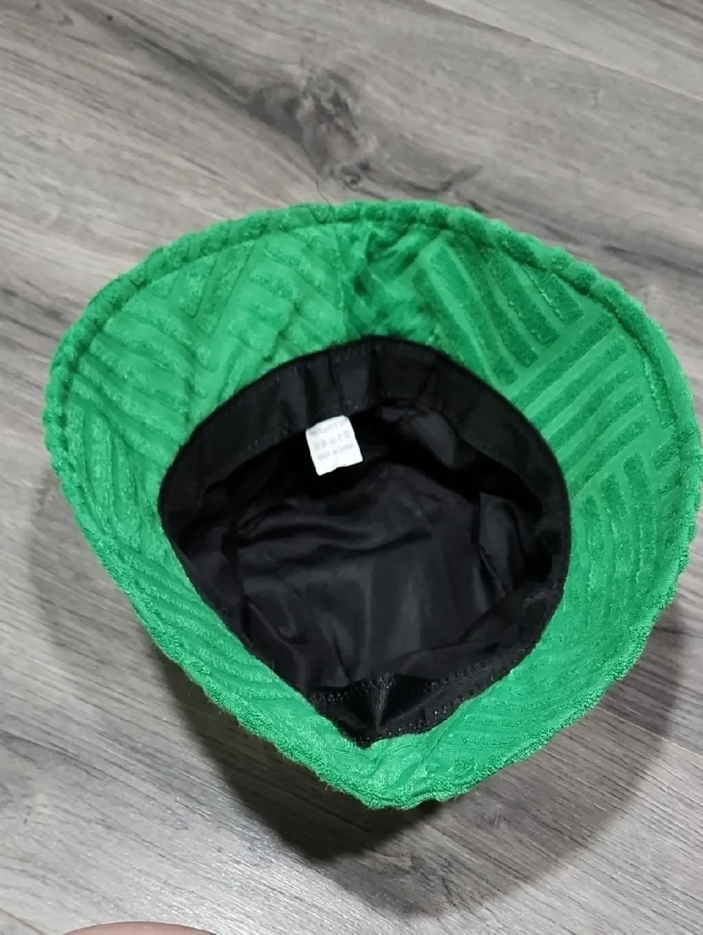 Kelly Green Terrycloth Bucket Hat